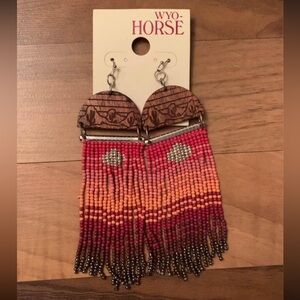 Wyo-Horse Tassel Earrings